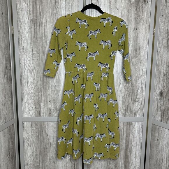 Mata Traders Dress Zebra Print Short V Neck Cotton Size XS - Picture 6 of 7